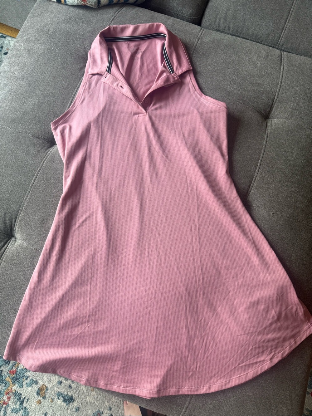 Nike Pink Sleeveless Polo Tank Dress